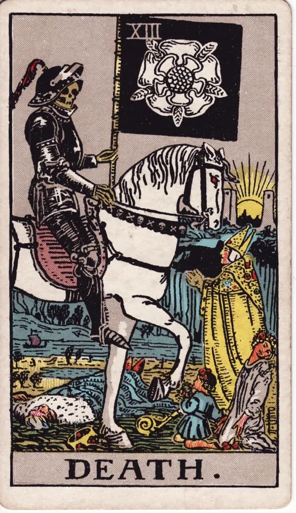 Carta A Morte do tarot (arcano 13)