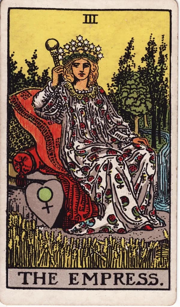 Carta A Imperatriz do tarot (arcano 3)