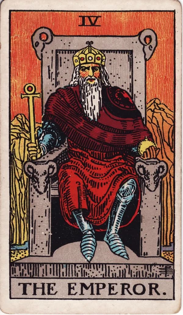 Carta O Imperador do tarot (arcano 4)
