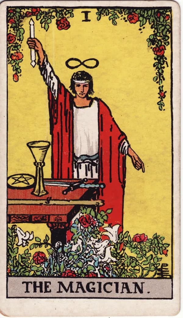 Carta O Mago do tarot (arcano 1)